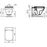 Унитаз подвесной IDEAL STANDARD Tonic II K316501